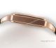 Swiss Grade Replica Cartier Santos-Dumont 9015 Watch Rose Gold leather Strap (7)_th.jpg